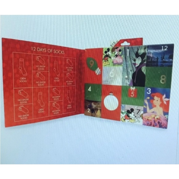 Disney Princess 2017 Advent 12 Days Of Socks Gift Set New - Picture 3 of 3